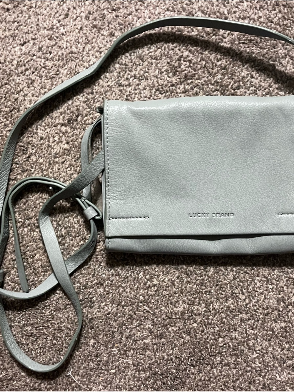 Lucky Brand mint green crossbody bag